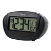 Equity by La Crosse 31022 Insta-Set LCD Alarm Clock, Black