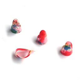 Guitar Anatomy Finger & Thumb Pick Set Multicoloured Dr Sherpa for Banjo, Ukulele, Guitar