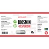 Hepatica Diosmin Hesperidin 500mg 60 Vegan Capsules, 3rd Party lab