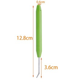 Knitting Crochet Yarn Needle Hook Kit Loom Knit Hook Set，8 Pcs Crochet with 16 Pcs Plastic Sewing Large Eye Needles for Sweaters Knitted Hats Woven Socks (Green)