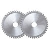 AcbbMNS 2Pcs 125mm x 40 Teeth x 20mm Bore TCT