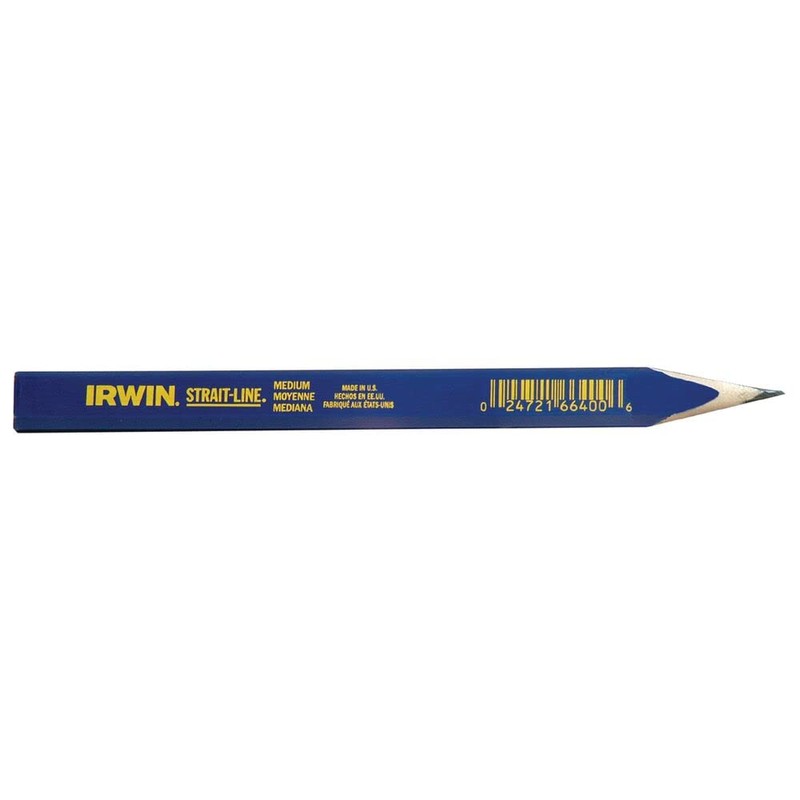 MultiScrew IRWIN Carpenter's Pencil, Medium Lead, 6-Piece Set Loose Irwin