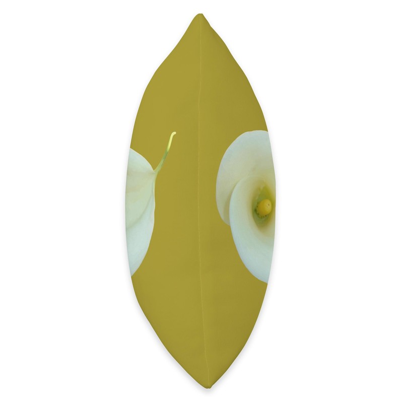 Calla Lily Easter Flower Cut Out Throw Pillow