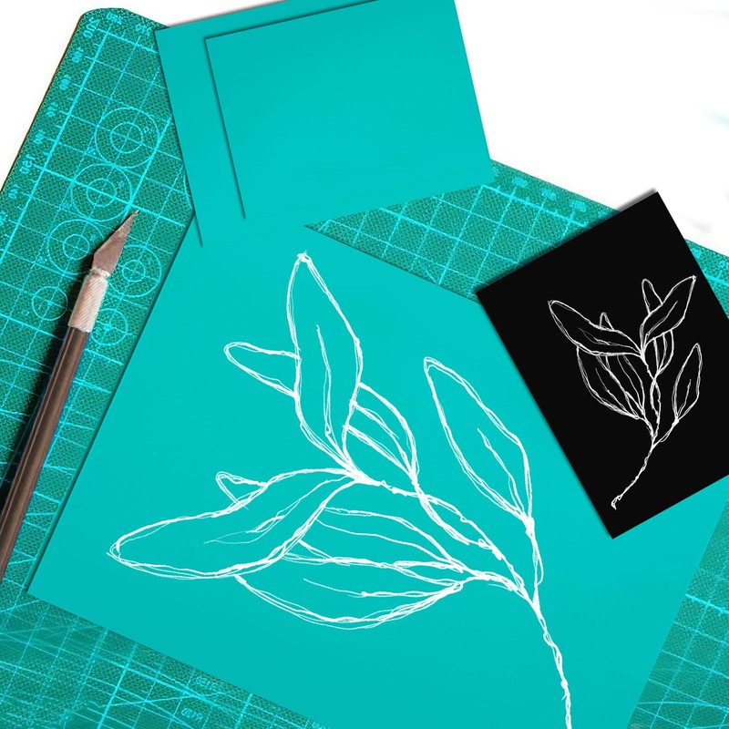 4PCS Lino Printing Kit, Printing Lino Sheets Set – Soft