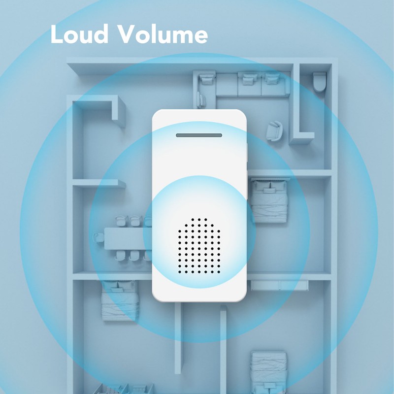 Wireless Doorbell 5 Level Volume 200 Meter Long Range Home