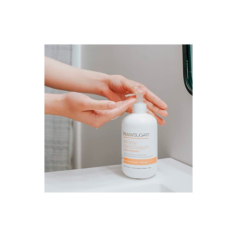 Raw Sugar Natural Hand Wash Raw Coconut Mango 16.9 FL.