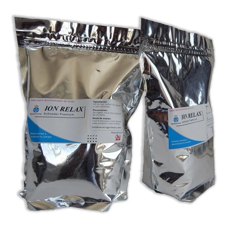 2 Bolsas De 1 Kg De Sal Activadora-desintoxicadora Iónica.