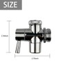 All Brass Faucet Diverter Valve with Aerator, Sink to Garden