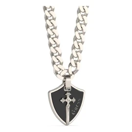 Collar South Alameda Guess Plateado Hombre