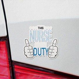 Decal Stickers of This Nurse Premium Indoor (No Waterproof) Vinyl Decal Stickers for Laptop Phone Accessory Helmet Car Window Mug Tuber Cup Door Wall Decoration - USCVER3f6941bBL0124