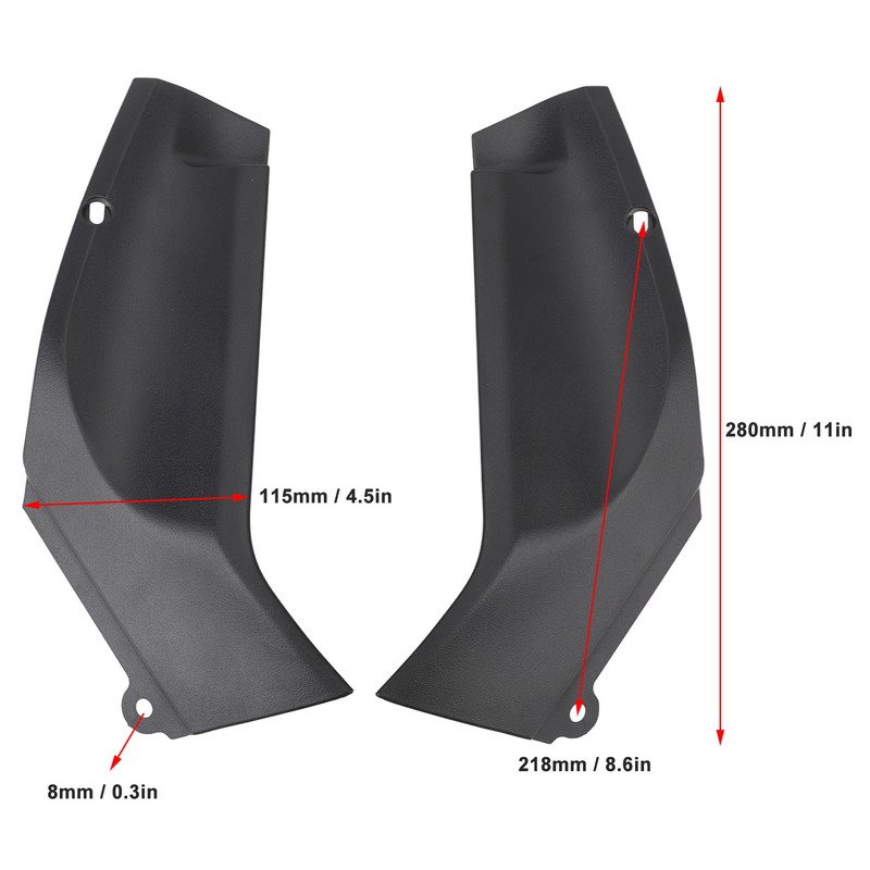 Gas Tank Side Fairing Panel Plastic Impact Resistant Left Right