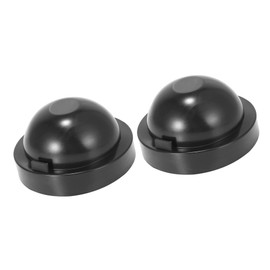 A ABSOPRO Pack of 2 Car Headlight Dust Protection Cover 105 mm Seal Caps
