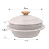 Bobikuke Korean Stone Bowl with Lid, 20 cm Dolsot Bibimbap