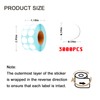 3000 Pieces Diamond Painting Storage Containers White Labels, Diamond Painting