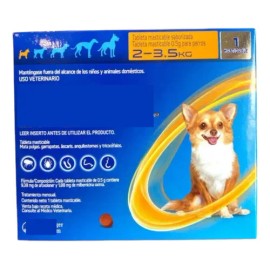 Suplemento Para Perro Nex - Gard 2-3.5 Kg 1 Tab Naranja