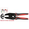 KS Tools 115.1425 Crimping pliers for insulated terminals, 220mm