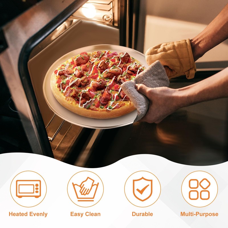 AKOLAFE 8 Pack Personal Pizza Pans 8 Inch Pizza Pans