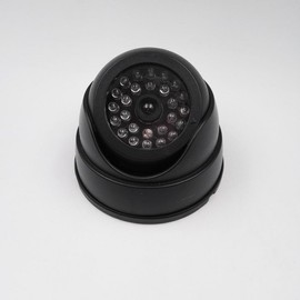 Round Dummy Surveillance Camera (Black) for Security Dummy CCTV