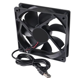 2pcs 12cm 5V DC 120x120x25mm Brushless USB Case Cooler Fan 120mm Fan 5V USB Brushless 12025 120x25mm Cooling PC Computer Case CPU Cooler Radiator
