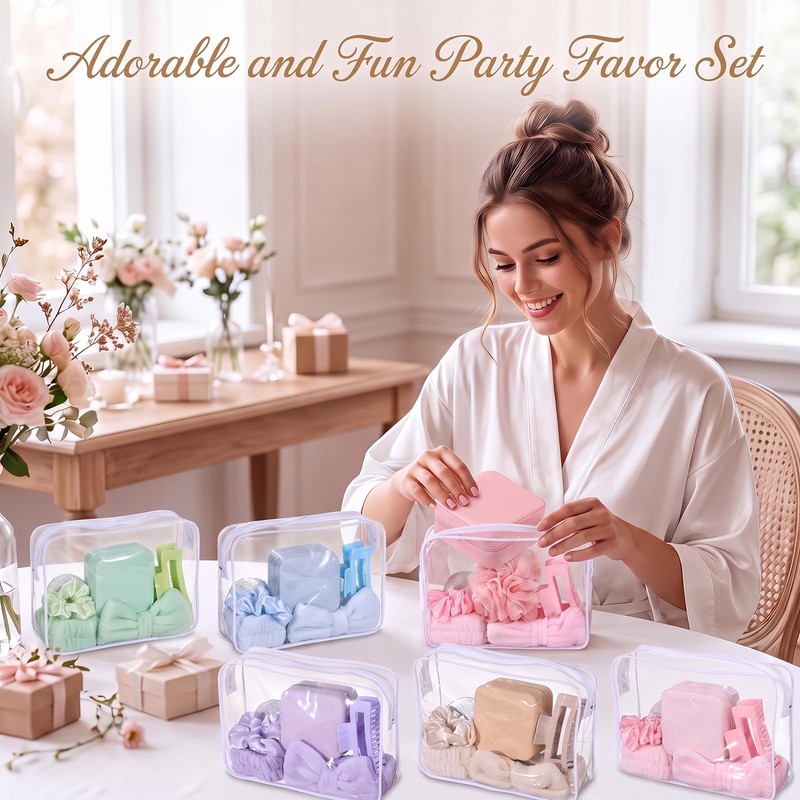 48 Pcs Girls Sleepover Party Kit, Spa Party Favors Set,