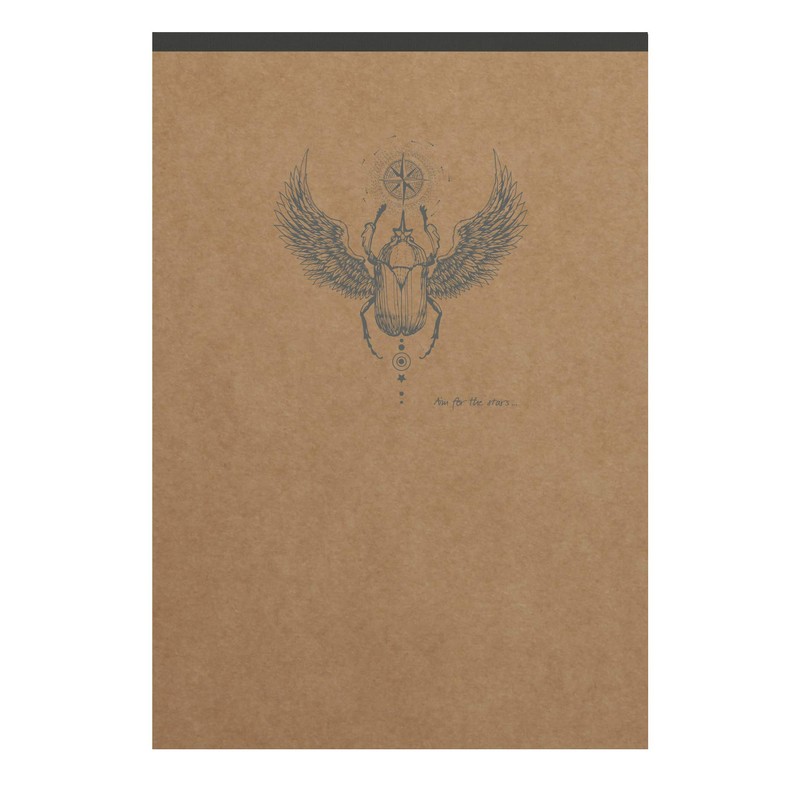 Clairefontaine Flying Spirit 103646C Pack of 5 Pads, Glued at
