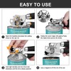 OGIMA Can Opener Manual, Stainless Steel Tin Openers, Effortlessly Open