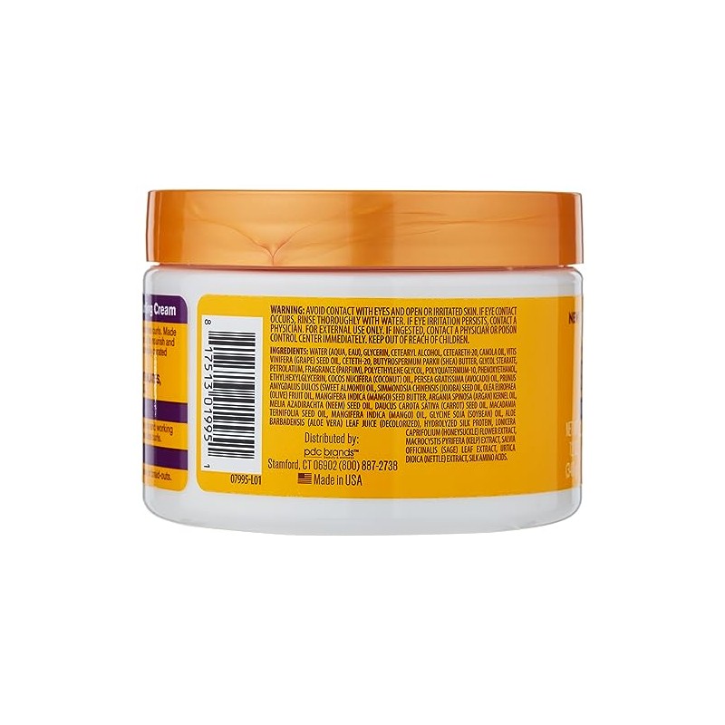 Cantu Crema de rizos fortalecedora de semilla de uva, 12