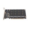 Adapter Card NVME M.2 to PCIE X16 4 Ports 32Gbps