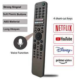 Voice TV Replacement Remote Control RMF-TX621E RMF-TX621U Compatible for Sony Bravia XR-55A90J A90J LED Smart Android TV