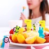 AIMALL 36 Pcs Mini Kids Animal Food Fruit Picks Forks