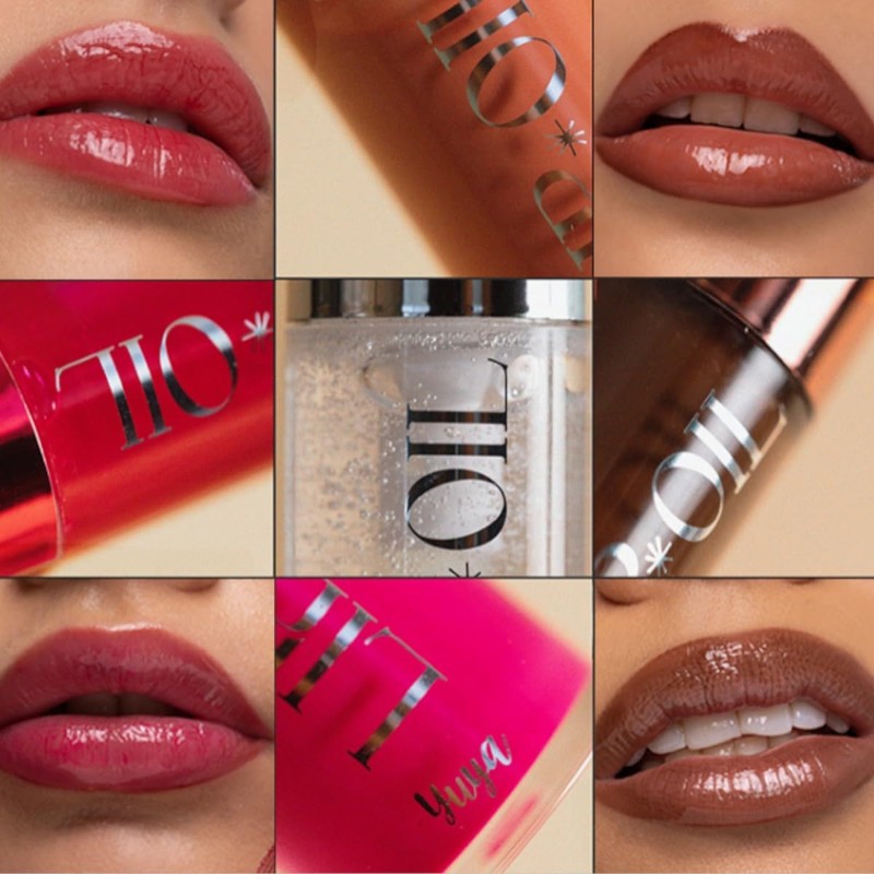 Set 5 Lip Oils Yuya Republic Cosmetics para Labios Hidratados