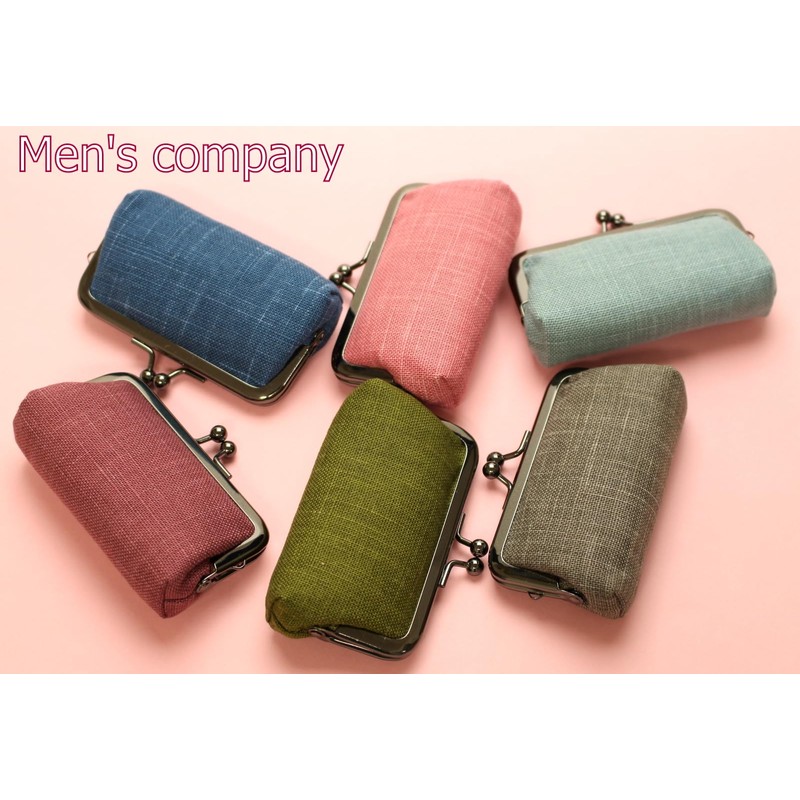 [Men's Company] Gamaguchi Small Coin Purse Mini Size Japanese Modern