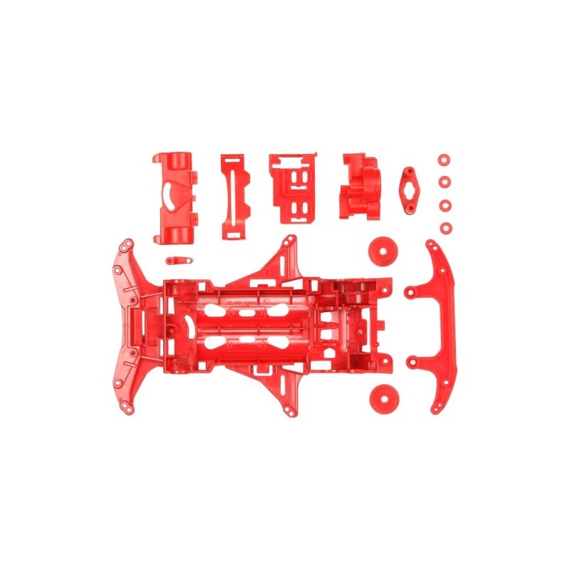 Tamiya 94677 Enhanced VS Chassis (Red) (Mini 4WD Limited Series)