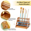 AHANDMAKER Paint Brush Holder Calligraphy Brush Holder for 40 Brushes