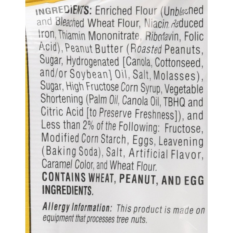 Grandmas Homestyle Peanut Butter Cookies 2.5 ounces Case of 33