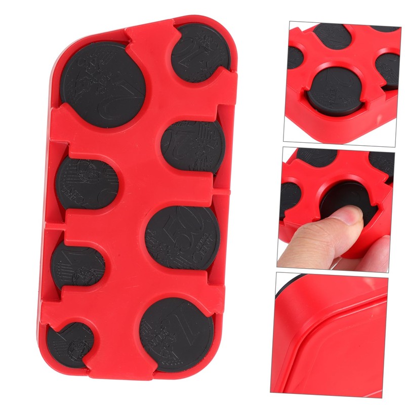 DOITOOL Creative Coin Holder Storage Box Portable Coin Storage Case