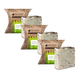 Blen 3 Jabones Artesanales Tea Tree Infecciones Piel Saponificado