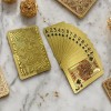 Las Cartas De Lujo En El Reloj De Oro Cool