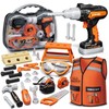KidBloom Kids Tool Set with Toy Drill, 44 Pcs Construction