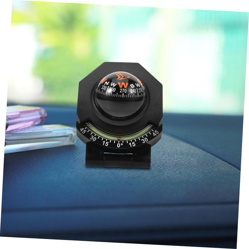 BUGUUYO Car Compass Auto Compass Car Phone Mount Cell Phone