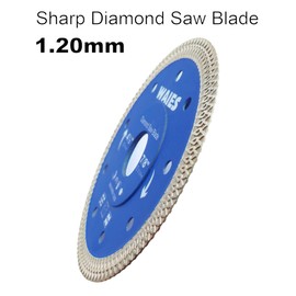 Waies 4.5 Inch Thin Diamond Tile Blade for Angle Grinder with Tile Porcelain Brick Ceramic Concrete Granite Marble (3 Pcs)