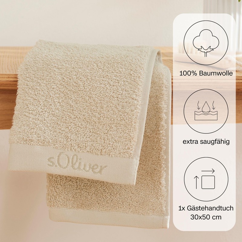 s.Oliver Guest Towel 30 x 50 cm 100% Cotton 600