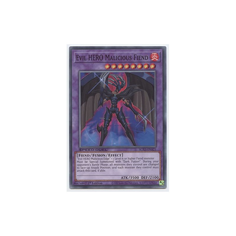 Evil Hero Malicious Fiend - SGX3-ENA21 - Common - 1st