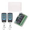 Wireless Switch RF Remote Switch DC 12V 4CH Channel 10A