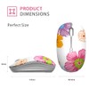 Uiosmuph M101 Wireless Mouse, PC Wireless Mouse, Cute Silent Wireless