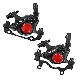 CNC Hydraulic Disc Brakes Setï¼Mountain bike Hydraulic Disc Brake Set Front and Rear Line Pulling Hydraulic Disc Brake Caliper set.