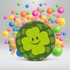 144 Just 4 Luck 30mm Reward Stickers for Teachers, Parents