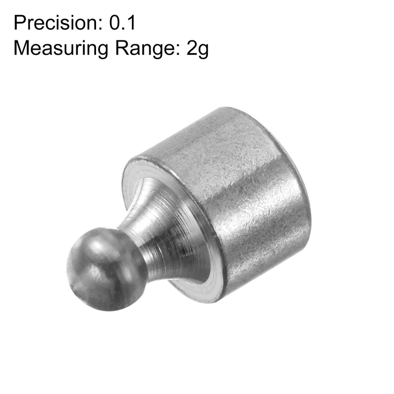 sourcing map Calibration Weight 2g Stainless Steel Precision Calibration Scale