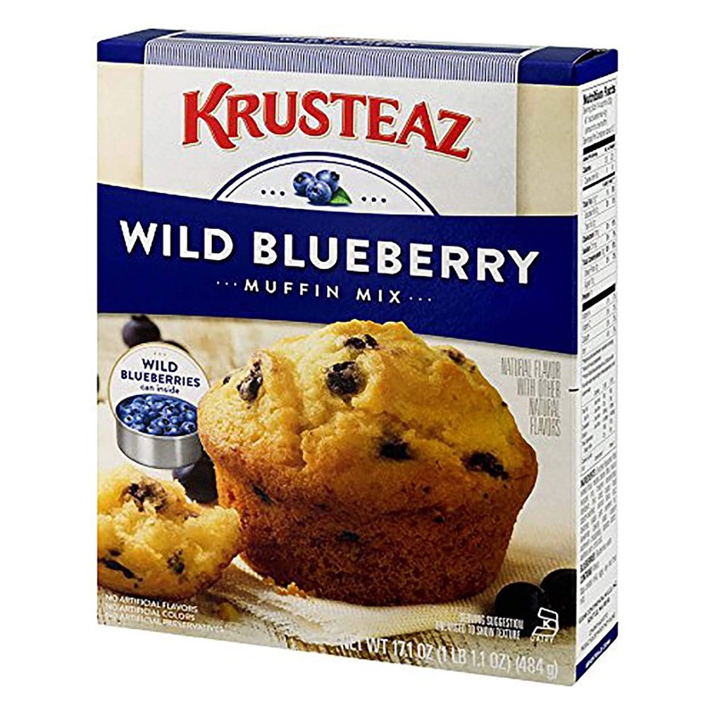 Krusteaz Wild Blueberry Muffin Mix, 17.1 OZ (Pack of 3)