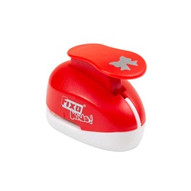 Small Red Bow Shaped Fixed Hole Punch